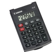 Canon AS-8 kalkulačka vrecková, čierna