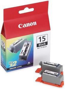 Canon BCI-15, čierny, 2ks