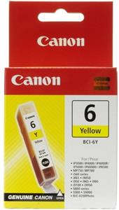Canon BCI-6Y, žltá, 13ml