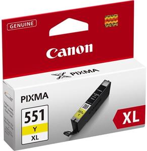 Canon CLI-551 XL, žltá, 11ml