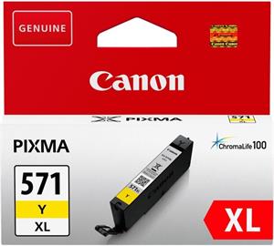 Canon CLI-571XL, žltá, 11ml