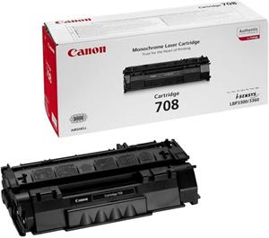 Canon CRG-708, čierny, 2500strán