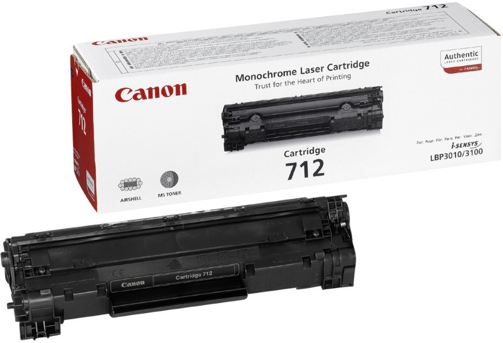 Canon CRG-712, čierny, 1500strán