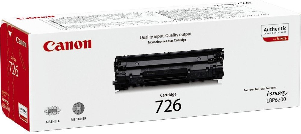 Canon CRG-726, čierny, 2100strán