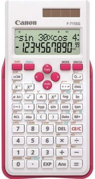 Canon F-715SG kalkulačka vedecká, bielo-ružová