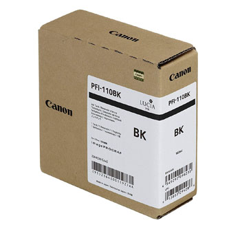 Canon originál ink PFI110BK, black, 160ml, 2364C001, Canon imagePROGRAF TX-2000, TX-3000, TX-3000, TX-4000