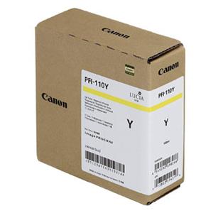 Canon originál ink PFI110Y, yellow, 160ml, 2367C001, Canon imagePROGRAF TX-2000, TX-3000, TX-3000, TX-4000