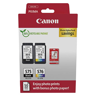 Canon originál ink PG-575XL /CL-576XL PVP, 5437C006, CMYK
