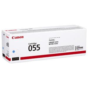 Canon originál toner 055C, cyan, 2100str., 3015C002, Canon MF742Cdw, MF744Cdw, MF746Cx, LBP663Cdw, LBP664Cx