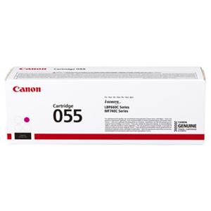 Canon originál toner 055M, magenta, 2100str., 3014C002, Canon MF742Cdw, MF744Cdw, MF746Cx, LBP663Cdw, LBP664Cx