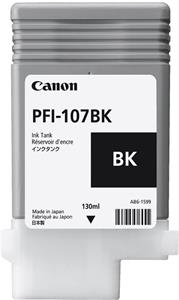 Canon PFI-107BK, čierny, 130ml