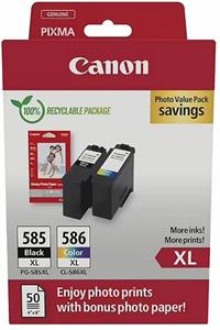 Canon PG-585XL / CL-586XL, čierna + farebná, GP-501XL