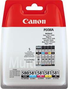 Canon PGI-580/CLI-581, BK/CMYK multi pack
