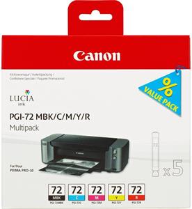 Canon PGI-72, MBK/C/M/Y/R, multi pack
