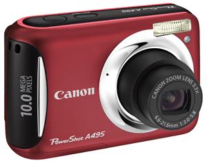 Canon PowerShot A495 červený