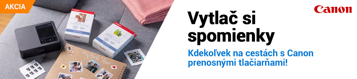 Canon prenosné a vreckové tlačiarne
