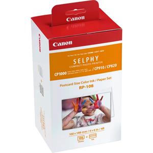 Canon RP-108, náplň + papier 100 x 148mm, 108 ks, pre SELPHY tlačiareň