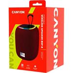 Canyon BSP-8, prenosný reproduktor, červený