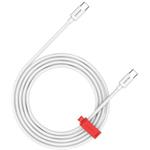 Canyon CC100AB, 2 m kábel, USB-C / USB-C, biely