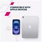 Canyon CC60SC12, 1.2 m kábel, USB-C / USB-C, 60W, biely