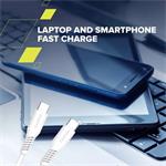Canyon CC60SC20, 2.0 m kábel, USB-C / USB-C, biely