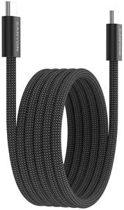 Canyon CCMG60AB15, USB-C / USB-C, PD 60 W, opletený, čierny