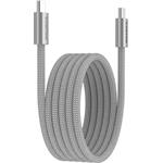 Canyon CCMG60AB15, USB-C / USB-C, PD 60 W, opletený, šedý