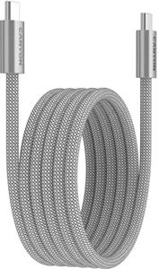 Canyon CCMG60AB15, USB-C / USB-C, PD 60 W, opletený, šedý