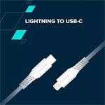 Canyon CLN30SC12, 1.2 m kábel, USB-C / Lightning, biely
