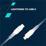 Canyon CLN30SC20, 2 m kábel, USB-C / Lightning, biely