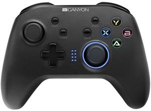 Canyon CND-GPW3 Gamepad 4v1 pre PC, Android, PS3, Nintendo Switch, bezdrôtový, motion senzor, USB-C nabíjací kábel