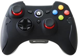 Canyon CND-GPW6 Gamepad 3v1 pre PC, Android, PS3, bezdrôtový, dual motor