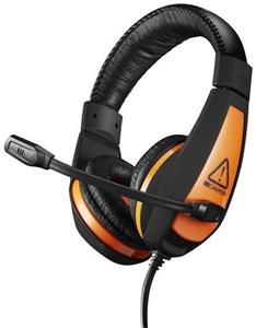 Canyon CND-SGHS1A Star Rider, herný headset pre začínajúcich hráčov, 3.5mm jack, oranžovo-čierny