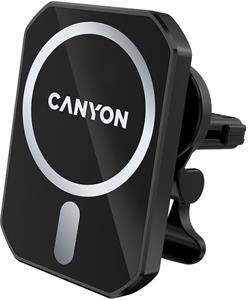 Canyon CNE-CCA15B01, magnetický držiak do mriežky ventilátora s bezdrôtovou nabíjačkou pre iPhone 12/13