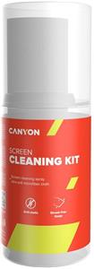 Canyon CNE-CCL31 čistiaca sada na obrazovky, sprej v 200 ml plastovej fľaši + handrička z mikrovlákna