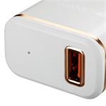 Canyon CNE-CHA043WR, univerzálna nabíjačka do steny, 1x USB, 5V/1A, kábel 1m USB 2.0 na Lightning, biela