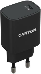 Canyon CNE-CHA20B02, vysokorýchlostná univerzálna nabíjačka, čierna