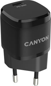 Canyon CNE-CHA20B05 vysokorýchlostná univerzálna nabíjačka, čierna