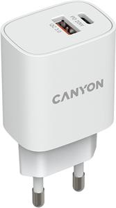 Canyon CNE-CHA20W04, vysokorýchlostná univerzálna nabíjačka, biela