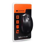 Canyon CNE-CMS01B, optická myš, USB, 1000 dpi, 3 tlač, čierna