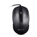 Canyon CNE-CMS01B, optická myš, USB, 1000 dpi, 3 tlač, čierna