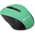 Canyon CNE-CMSW1GR,bezdrôtová optická myš, zeleno-čierna