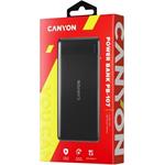 Canyon CNE-CPB1007B, 10 000 mAh, Powerbanka, čierna
