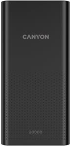 Canyon CNE-CPB2001B, Powerbanka, 20 000 mAh, čierna