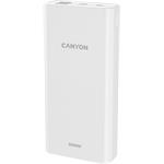 Canyon CNE-CPB2001W, Powerbanka, 20 000 mAh, biela