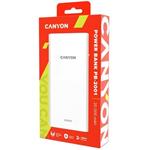 Canyon CNE-CPB2001W, Powerbanka, 20 000 mAh, biela