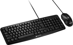 Canyon CNE-CSET1-CS, set klávesnica a myš, čierny