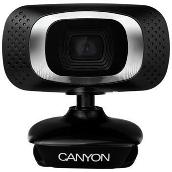 Canyon CNE-CWC3 Webkamera, Full HD 1.080p, CMOS, USB, mikrofón, 360° rozsah
