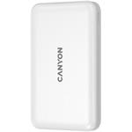 Canyon CNS-CPB1001W, Powerbanka s bezdrôtovým nabíjaním, 10 000 mAh, biela