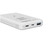 Canyon CNS-CPB1001W, Powerbanka s bezdrôtovým nabíjaním, 10 000 mAh, biela